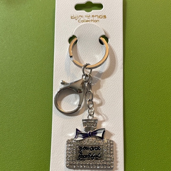 Bijou Bands Collection Accessories - Silver “You Are Beautiful” Keychain/Bag Charm